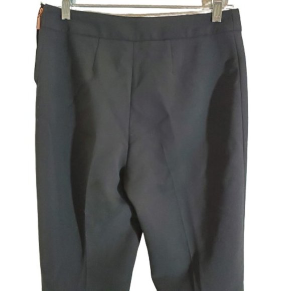 Cedric Charlier Couture Made in Italy Contrasting Cuff Ankle Pants Size 6 - Picture 6 of 13